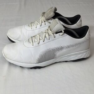 Men's sz 12 M Puma Grip Fusion Pro Spikeless Golf Shoes Sneakers Gently Worn Fit